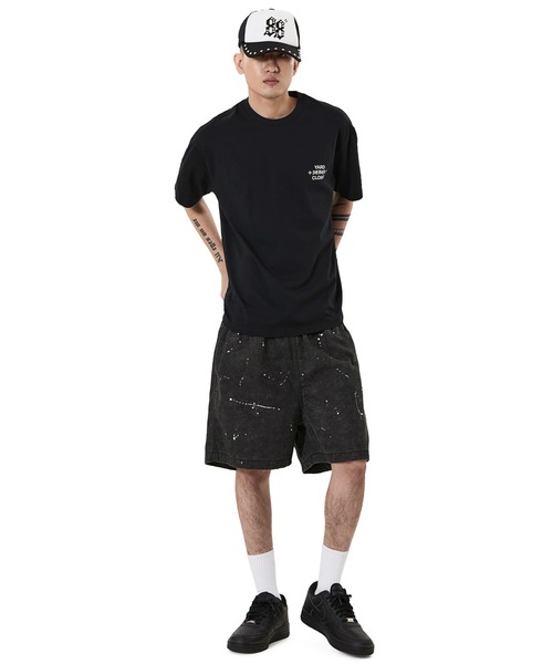 OY(オーワイ)の「『OY/オーワイ』PAINT SPLASH SHORTS/ペイントスプラッシュショートパンツ(その他パンツ・メンズ・カモフラージュ/ブラック・L/M/S)」の6枚目の写真