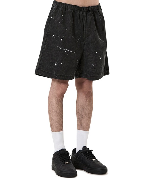 OY(オーワイ)の「『OY/オーワイ』PAINT SPLASH SHORTS/ペイントスプラッシュショートパンツ(その他パンツ・メンズ・カモフラージュ/ブラック・L/M/S)」の4枚目の写真