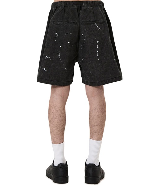 OY(オーワイ)の「『OY/オーワイ』PAINT SPLASH SHORTS/ペイントスプラッシュショートパンツ(その他パンツ・メンズ・カモフラージュ/ブラック・L/M/S)」の5枚目の写真