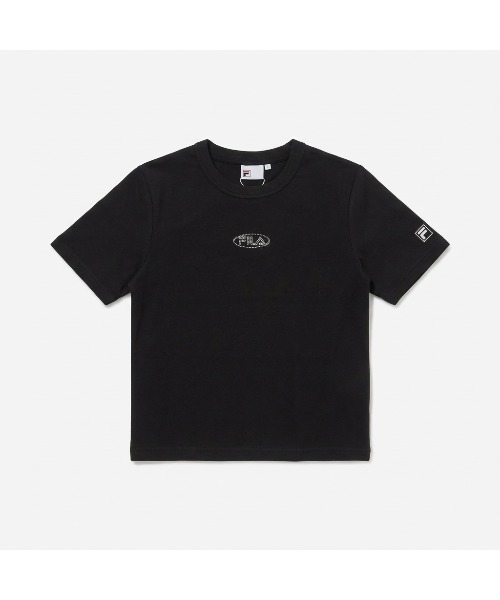 FILA(フィラ)の「RHINESTONE S/S TEE(Tシャツ/カットソー・レディース・ブルー/ブラック/ホワイト・XL/L/M)」の8枚目の写真