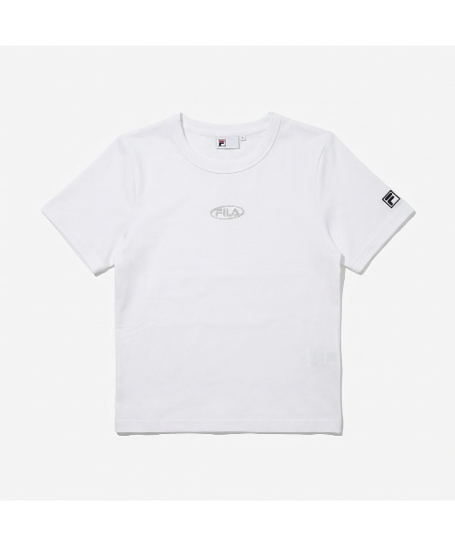 FILA(フィラ)の「RHINESTONE S/S TEE(Tシャツ/カットソー・レディース・ブルー/ブラック/ホワイト・XL/L/M)」の7枚目の写真