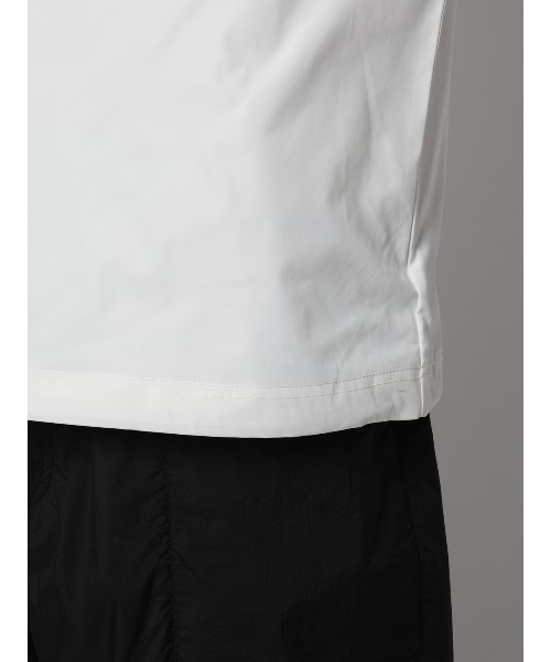 SUIT SQUARE（スーツスクエア）の「FLAT アウターTシャツ 半袖 ウォッシャブル ストレッチ 速乾 シルキーツイル 無地（テーラードジャケット・メンズ・ホワイト/ネイビー・S/M/L）」の11枚目の写真