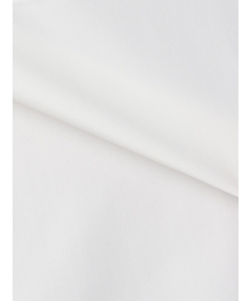 SUIT SQUARE（スーツスクエア）の「FLAT アウターTシャツ 半袖 ウォッシャブル ストレッチ 速乾 シルキーツイル 無地（テーラードジャケット・メンズ・ホワイト/ネイビー・S/M/L）」の14枚目の写真