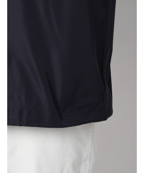 SUIT SQUARE（スーツスクエア）の「FLAT アウターTシャツ 半袖 ウォッシャブル ストレッチ 速乾 シルキーツイル 無地（テーラードジャケット・メンズ・ホワイト/ネイビー・S/M/L）」の22枚目の写真