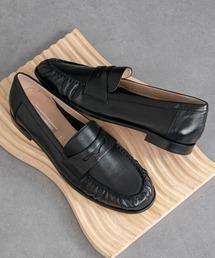 【INTER-CHAUSSURES】ラウンドトウフラットローファー(I61610)