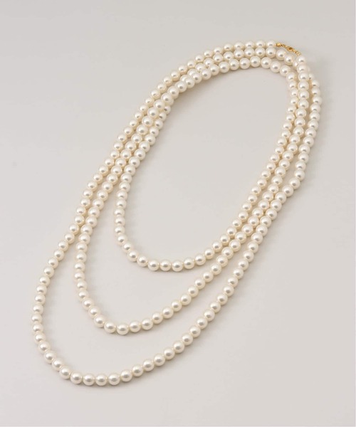SLOBE IENA(スローブイエナ)の「《追加5》SLOBE ロングパールネックレス(ネックレス・レディース・ホワイト・FREE)」の18枚目の写真