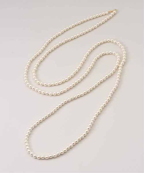 SLOBE IENA(スローブイエナ)の「《追加5》SLOBE ロングパールネックレス(ネックレス・レディース・ホワイト・FREE)」の19枚目の写真