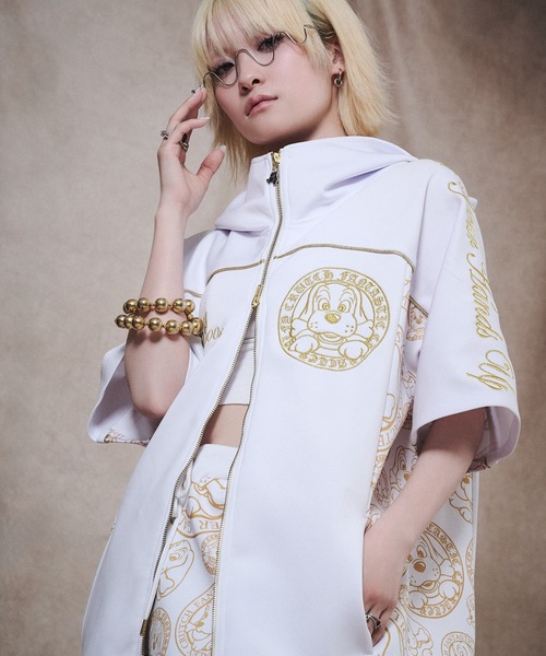 GALFY(ガルフィー)の「【GALFY/ガルフィー】プチョヘンザ SETUP(セットアップ・メンズ・ホワイト/ブラック・L/XL)」の1枚目の写真