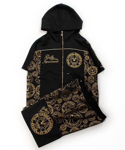 GALFY(ガルフィー)の「【GALFY/ガルフィー】プチョヘンザ SETUP(セットアップ・メンズ・ホワイト/ブラック・L/XL)」の4枚目の写真