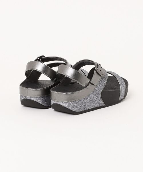 fitflop（フィットフロップ）の「SKINNY II GLITTERDUST Z-STRAP SANDALS / SKINNY II グリッターダスト Zストラップ サンダル（サンダル・レディース・ブラック×シルバー/ダークネイビー・US6/US7/US8/US5）」の11枚目の写真