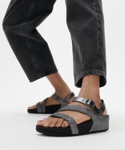 SKINNY II GLITTERDUST Z-STRAP SANDALS / SKINNY II グリッターダスト