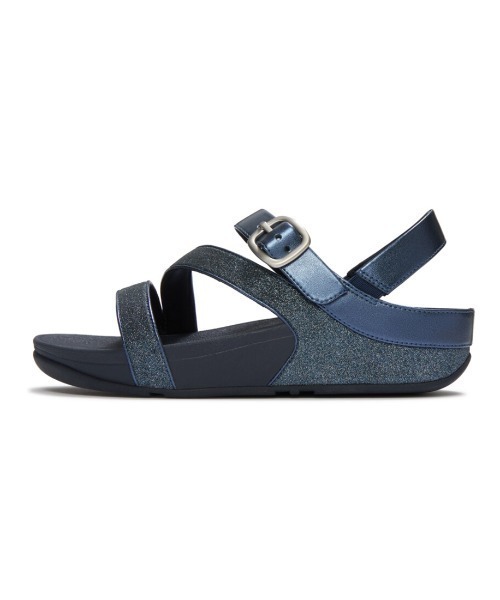 fitflop（フィットフロップ）の「SKINNY II GLITTERDUST Z-STRAP SANDALS / SKINNY II グリッターダスト Zストラップ サンダル（サンダル・レディース・ブラック×シルバー/ダークネイビー・US6/US7/US8/US5）」の7枚目の写真
