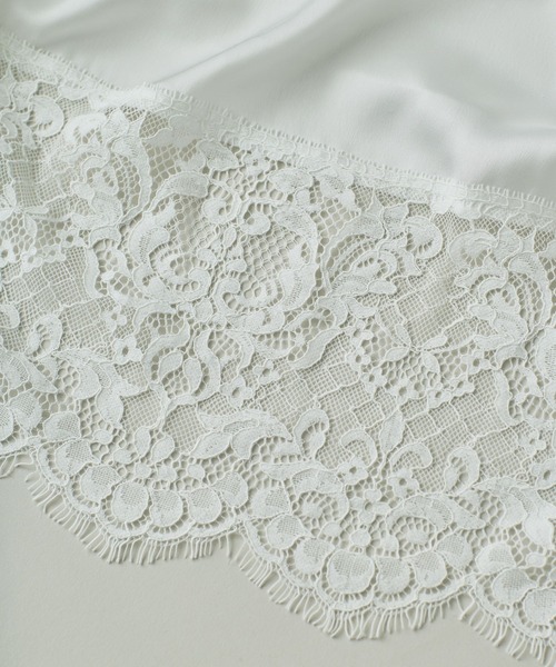 Curensology(カレンソロジー)の「Curensology(カレンソロジー)/レイヤードレースニットプルオーバー(ニット/セーター・レディース・グレー/ブラック/ホワイト・FREE)」の14枚目の写真