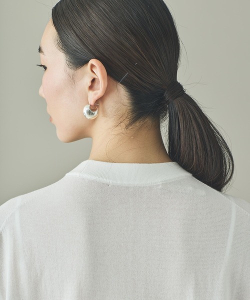 Curensology(カレンソロジー)の「Curensology(カレンソロジー)/レイヤードレースニットプルオーバー(ニット/セーター・レディース・グレー/ブラック/ホワイト・FREE)」の12枚目の写真