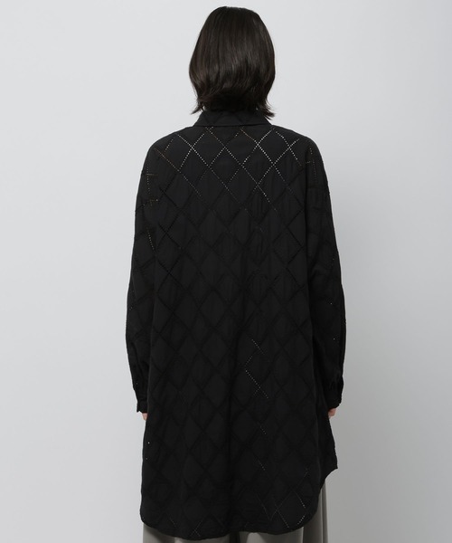 niko and...（ニコアンド）の「刺繍チュニックシャツワンピース（チュニック・レディース・ブラック/ブルー/オフホワイト・FREE）」の16枚目の写真