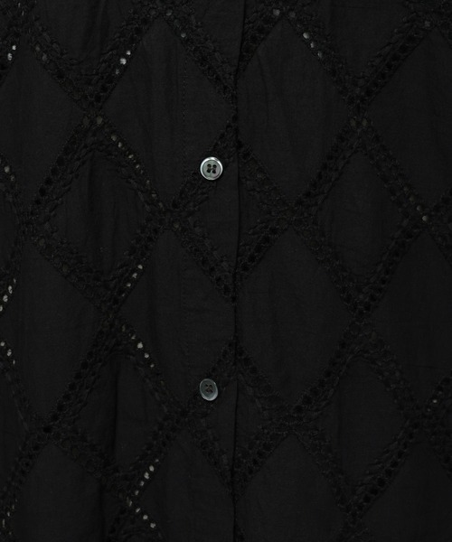 niko and...（ニコアンド）の「刺繍チュニックシャツワンピース（チュニック・レディース・ブラック/ブルー/オフホワイト・FREE）」の21枚目の写真