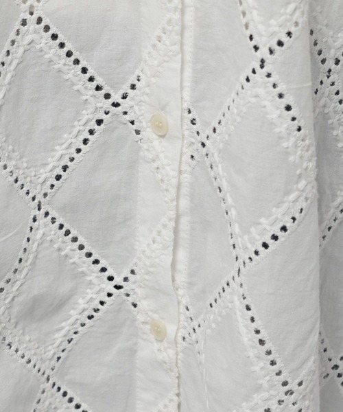 niko and...（ニコアンド）の「刺繍チュニックシャツワンピース（チュニック・レディース・ブラック/ブルー/オフホワイト・FREE）」の22枚目の写真