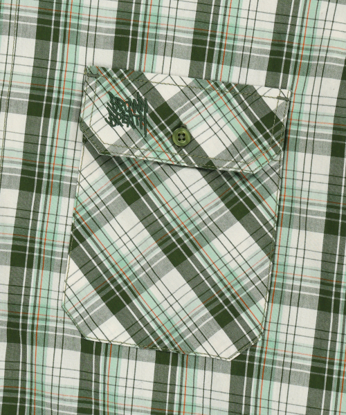 BROWNBREATH（ブラウンブレス）の「CHECK HOOD SHIRTS - GREEN（シャツ/ブラウス・レディース・その他・SMALL/MEDIUM/LARGE/X-LARGE）」の5枚目の写真
