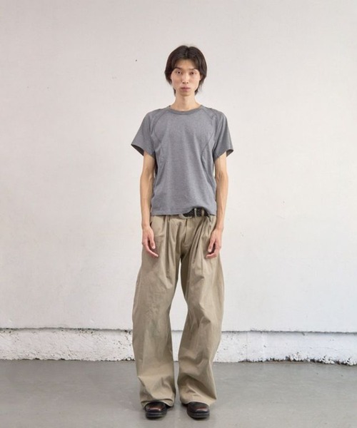 NVRFRGT（ネヴァーフォーゲット）の「Panelled Half Sleeve T-Shirt（Tシャツ/カットソー・メンズ・ブラック/ダークグレー/ホワイト・1/2/3）」の12枚目の写真