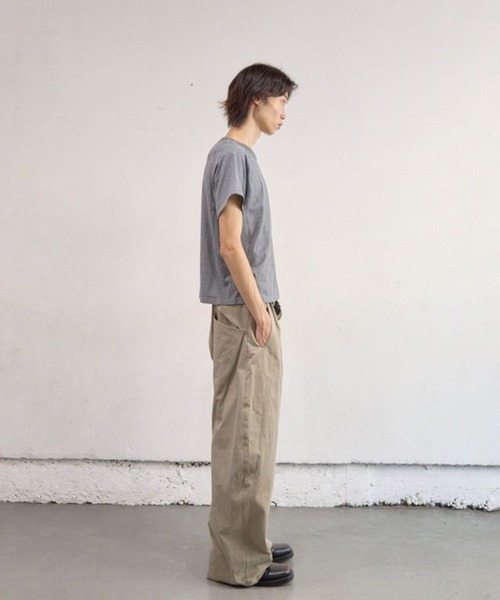 NVRFRGT（ネヴァーフォーゲット）の「Panelled Half Sleeve T-Shirt（Tシャツ/カットソー・メンズ・ブラック/ダークグレー/ホワイト・1/2/3）」の13枚目の写真