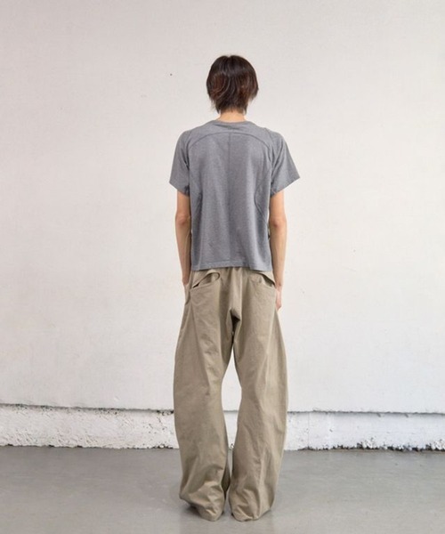 NVRFRGT（ネヴァーフォーゲット）の「Panelled Half Sleeve T-Shirt（Tシャツ/カットソー・メンズ・ブラック/ダークグレー/ホワイト・1/2/3）」の14枚目の写真