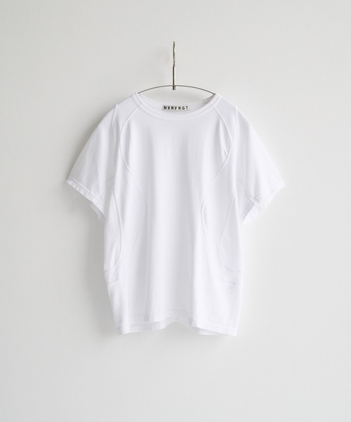NVRFRGT(ネヴァーフォーゲット)の「Panelled Half Sleeve T-Shirt(Tシャツ/カットソー・メンズ・ブラック/ダークグレー/ホワイト・1/2/3)」の15枚目の写真