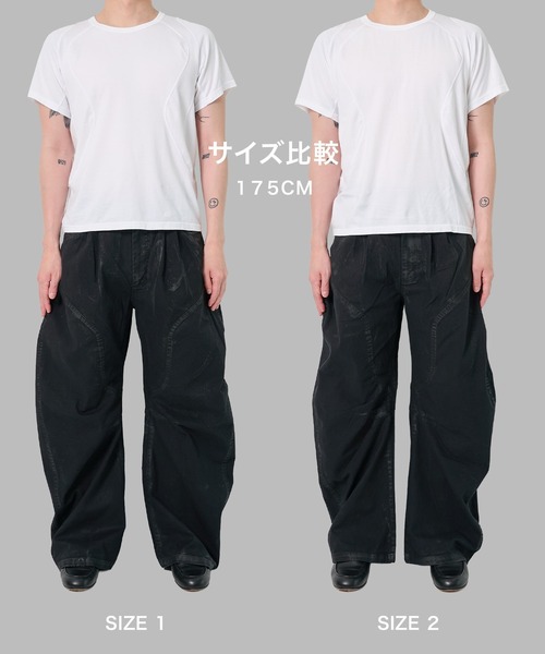 NVRFRGT(ネヴァーフォーゲット)の「Panelled Half Sleeve T-Shirt(Tシャツ/カットソー・メンズ・ブラック/ダークグレー/ホワイト・1/2/3)」の17枚目の写真