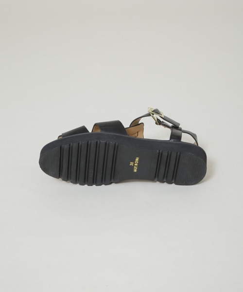 NANO universe（ナノユニバース）の「ビットグルカサンダル（サンダル・レディース・グレー系その他4/ブラック・36/38/37）」の8枚目の写真