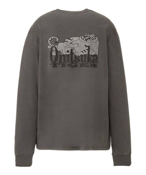 WASHED LONG SLEEVED GRAPHIC TEE / ウォッシュドロングスリーブ