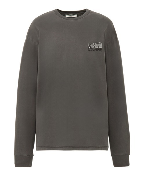 WASHED LONG SLEEVED GRAPHIC TEE / ウォッシュドロングスリーブ