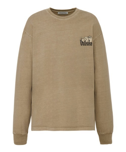 WASHED LONG SLEEVED GRAPHIC TEE / ウォッシュドロングスリーブ