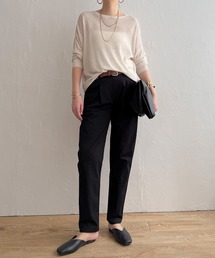 LBC（エルビーシー）の「美脚★さらひやジップレステーパードパンツ（その他パンツ）」