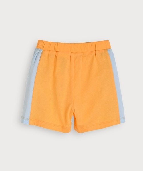 moimoln（モイモルン）の「【SOFT&】配色パネルショートパンツ（その他パンツ・キッズ・ブルー/オレンジ・100cm/110cm/120cm/130cm/90cm）」の3枚目の写真