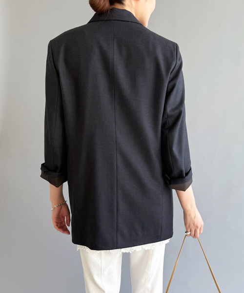 EDIT. FOR LULU(エディットフォールル)の「ウーステッドジャケット(その他アウター・レディース・チャコールグレー・FREE)」の21枚目の写真