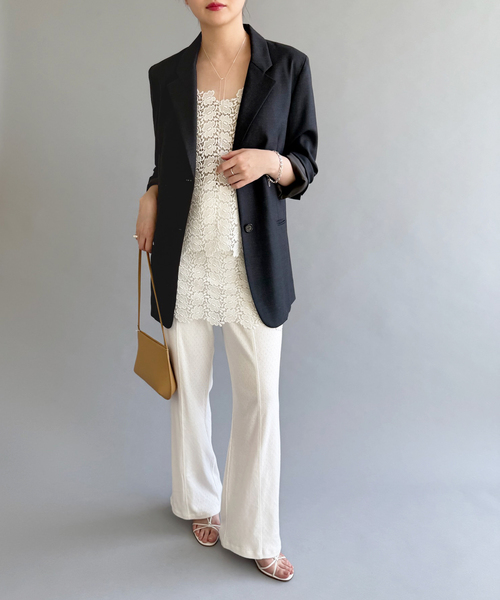 EDIT. FOR LULU(エディットフォールル)の「ウーステッドジャケット(その他アウター・レディース・チャコールグレー・FREE)」の20枚目の写真