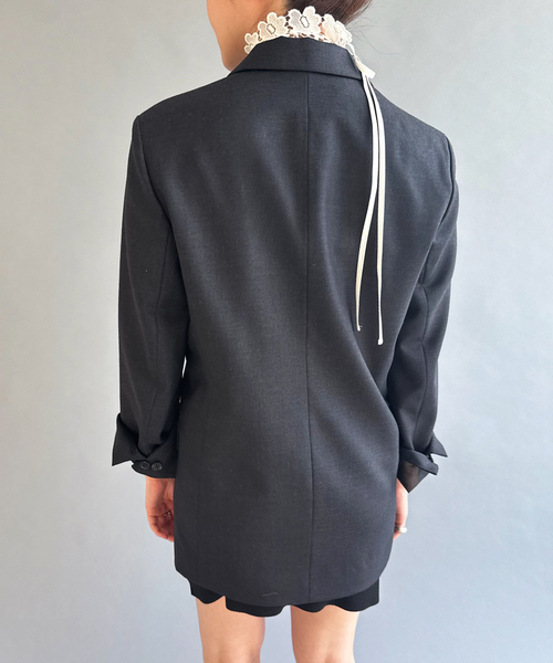 EDIT. FOR LULU(エディットフォールル)の「ウーステッドジャケット(その他アウター・レディース・チャコールグレー・FREE)」の15枚目の写真