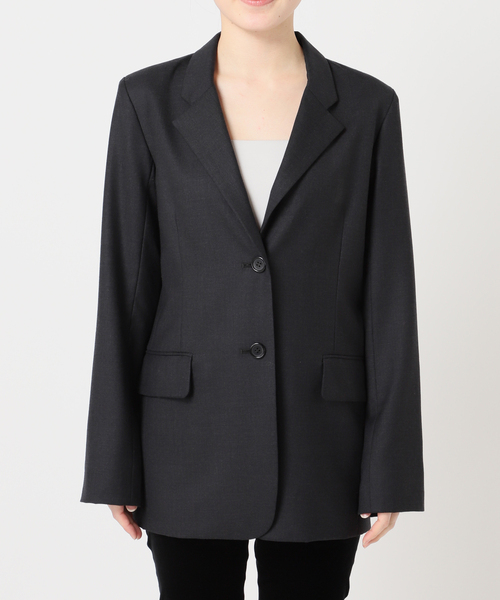 EDIT. FOR LULU(エディットフォールル)の「ウーステッドジャケット(その他アウター・レディース・チャコールグレー・FREE)」の11枚目の写真