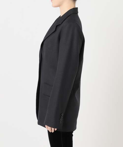 EDIT. FOR LULU(エディットフォールル)の「ウーステッドジャケット(その他アウター・レディース・チャコールグレー・FREE)」の10枚目の写真