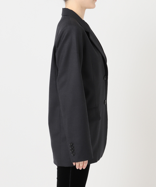 EDIT. FOR LULU(エディットフォールル)の「ウーステッドジャケット(その他アウター・レディース・チャコールグレー・FREE)」の8枚目の写真