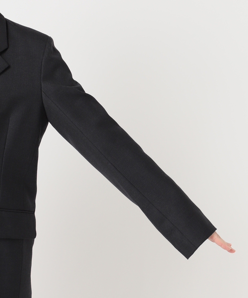 EDIT. FOR LULU(エディットフォールル)の「ウーステッドジャケット(その他アウター・レディース・チャコールグレー・FREE)」の7枚目の写真