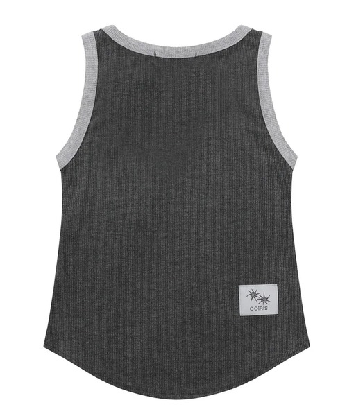 Ada.(エイダ)の「◇COIRIS◇ブランド直輸入正規品/ラフィオン クロップド ノースリーブ Tシャツ RAPHION CROP SLEEVELESS(タンクトップ・レディース・グレー/ブラック・FREE)」の9枚目の写真