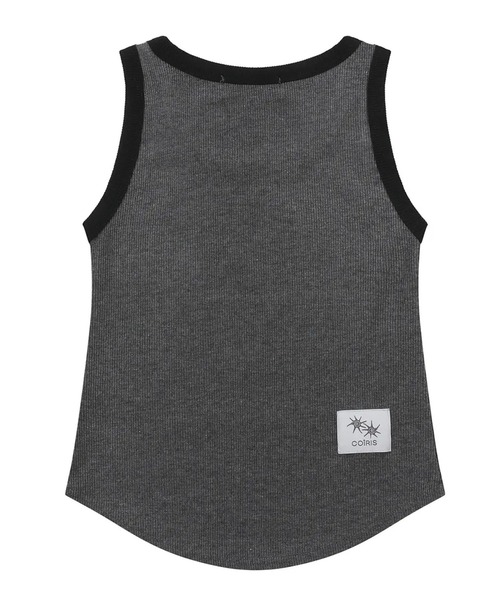 Ada.(エイダ)の「◇COIRIS◇ブランド直輸入正規品/ラフィオン クロップド ノースリーブ Tシャツ RAPHION CROP SLEEVELESS(タンクトップ・レディース・グレー/ブラック・FREE)」の10枚目の写真