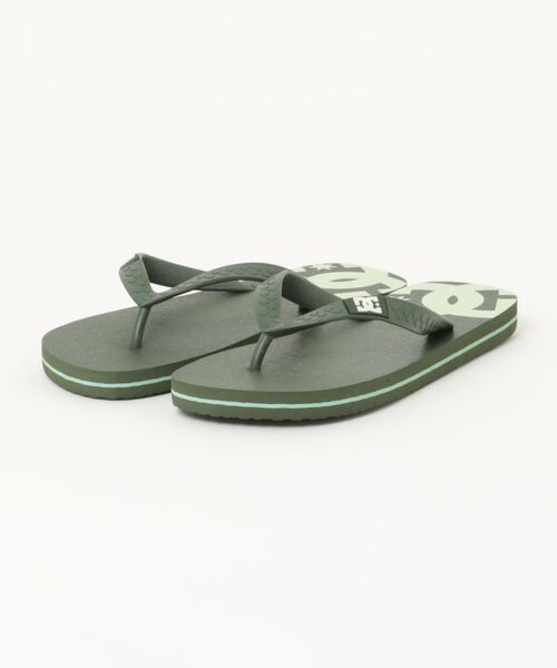 DC SHOES(ディーシーシューズ)の「DC SHOES メンズ DC 3P-SLIP ビーチサンダル 【2026年春夏モデル】/ビーサン(サンダル・メンズ・ブラック×ホワイト/オリーブ/キャメル・25cm/26cm/27cm/28cm/29cm)」の2枚目の写真