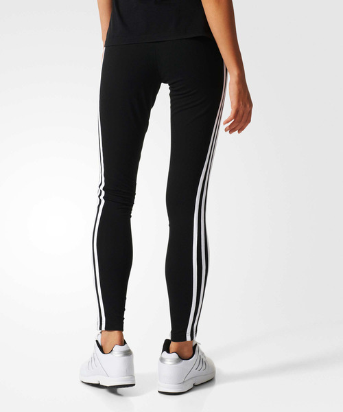 adidas（アディダス）の「【adicolor】オリジナルス レギンス[3STRIPES LEGGINGS]（レギンス/スパッツ・レディース・ブラック・MEDIUM/X-LARGE/XX-LARGE/LARGE/SMALL/X-SMALL）」の9枚目の写真