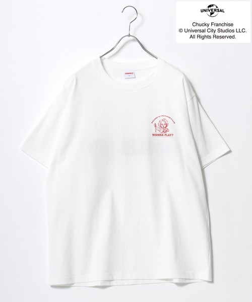 MARUKAWA(マルカワ)の「2026SS Child's Play/チャイルドプレイ チャッキー プリント サガラ刺繍 半袖Tシャツ レディース メンズ(Tシャツ/カットソー・レディース・ホワイト系その他/ホワイト/チャコール/ブルー・L/M)」の11枚目の写真