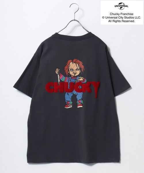 MARUKAWA(マルカワ)の「2026SS Child's Play/チャイルドプレイ チャッキー プリント サガラ刺繍 半袖Tシャツ レディース メンズ(Tシャツ/カットソー・レディース・ホワイト系その他/ホワイト/チャコール/ブルー・L/M)」の14枚目の写真