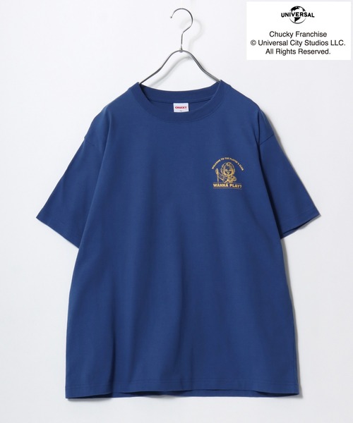 MARUKAWA(マルカワ)の「2026SS Child's Play/チャイルドプレイ チャッキー プリント サガラ刺繍 半袖Tシャツ レディース メンズ(Tシャツ/カットソー・レディース・ホワイト系その他/ホワイト/チャコール/ブルー・L/M)」の15枚目の写真