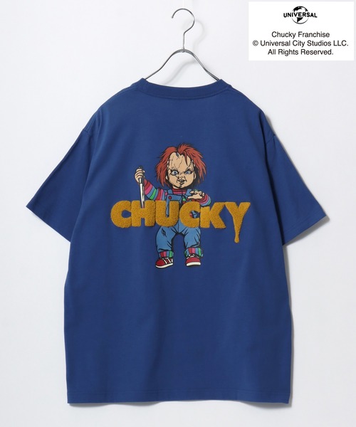 MARUKAWA(マルカワ)の「2026SS Child's Play/チャイルドプレイ チャッキー プリント サガラ刺繍 半袖Tシャツ レディース メンズ(Tシャツ/カットソー・レディース・ホワイト系その他/ホワイト/チャコール/ブルー・L/M)」の16枚目の写真