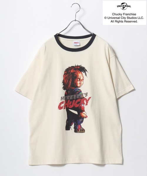 MARUKAWA(マルカワ)の「2026SS Child's Play/チャイルドプレイ チャッキー プリント サガラ刺繍 半袖Tシャツ レディース メンズ(Tシャツ/カットソー・レディース・ホワイト系その他/ホワイト/チャコール/ブルー・L/M)」の17枚目の写真