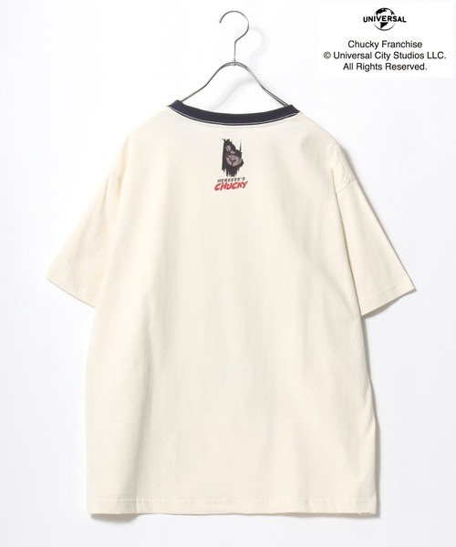 MARUKAWA(マルカワ)の「2026SS Child's Play/チャイルドプレイ チャッキー プリント サガラ刺繍 半袖Tシャツ レディース メンズ(Tシャツ/カットソー・レディース・ホワイト系その他/ホワイト/チャコール/ブルー・L/M)」の18枚目の写真